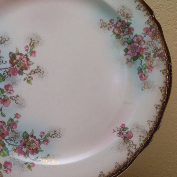 Vintage 12" Lecot Hand Painted China Serving Plate - Picture 5 of 12